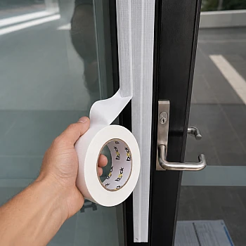 BOCK Easy Tear White Frame PE Protection Tape