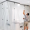 Extender Wall 8 Pole Kit with Top Seal Rails - 3.9m