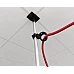 Extension Lead Stand Adjustable Pole And Hook