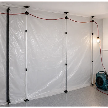 Extension Lead Stand Adjustable Pole And Hook