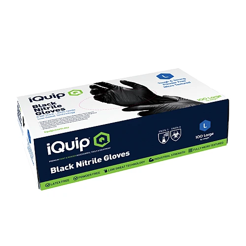 iQuip Heavy Duty Nitrile Gloves - Box of 100pcs