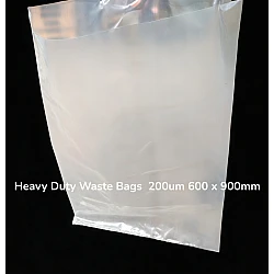 Extra Heavy Duty Bag Clear 600 X 900mm X 200um