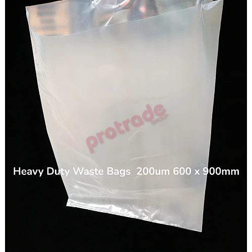 Extra Heavy Duty Bag Clear 600 X 900mm X 200um